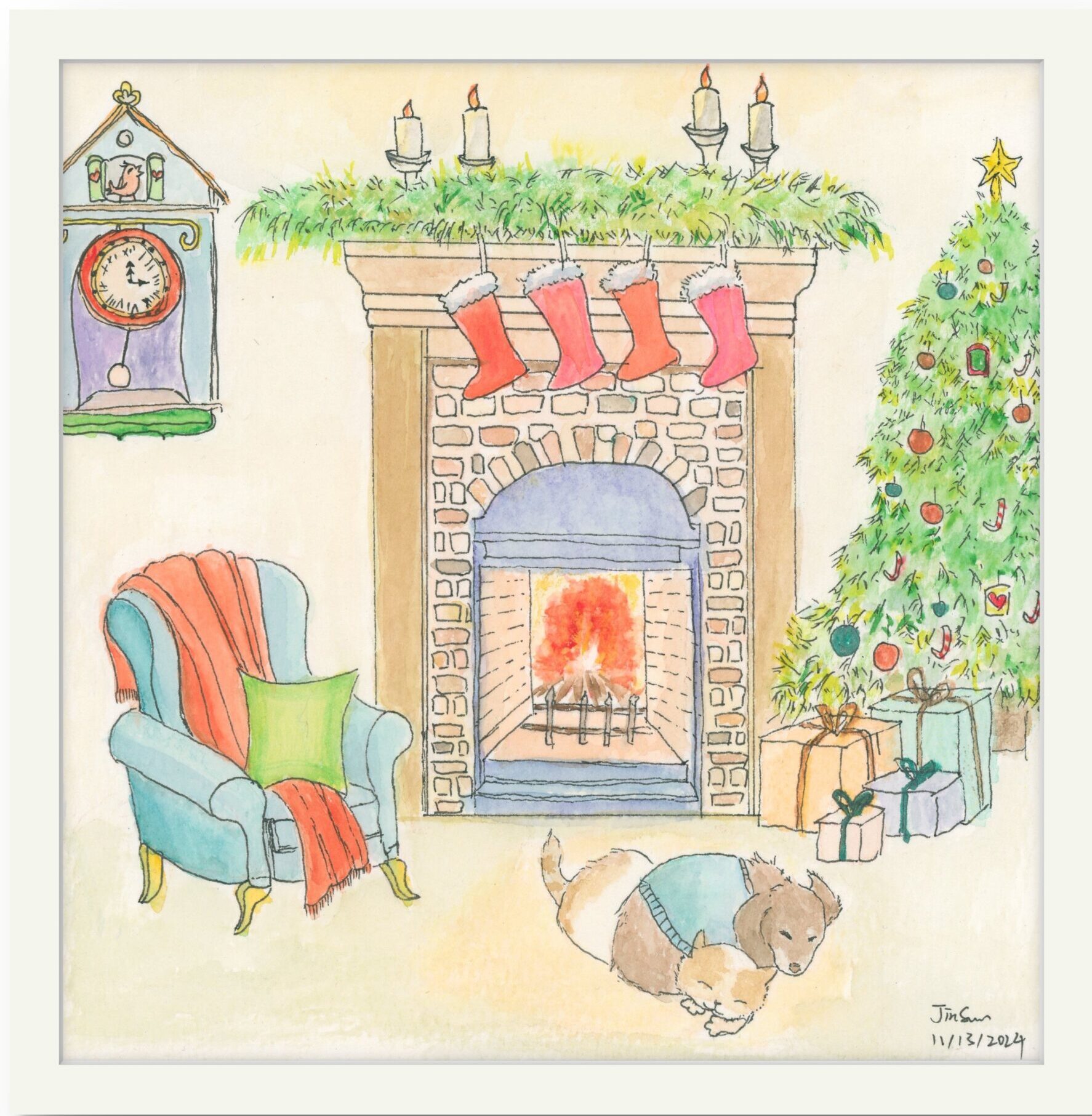 A Cozy Christmas (Print)