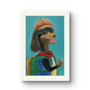 Dapper Doxie (Print)